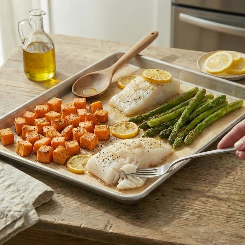 Step 6: Roast for 12-15 minutes until fish flakes easily with a fork