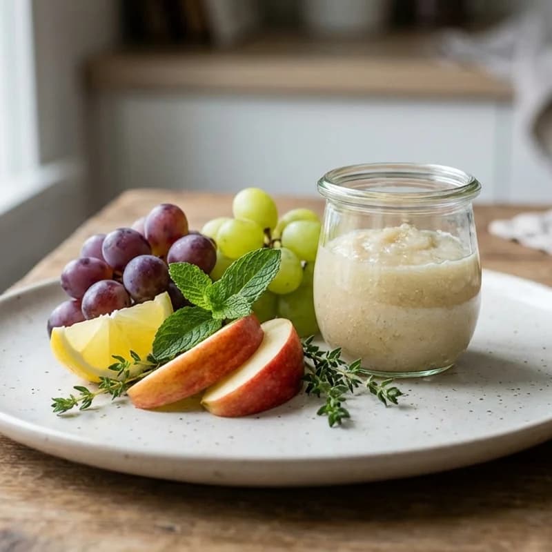 Grape & Apple Energy Pack (Pre-Workout) - A light fruit pack of grapes and apple slices for fast-digesting carbs before ex