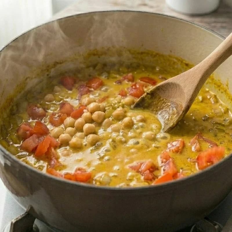 Step 6: Simmer for 15 minutes, stirring occasionally, until the sauc