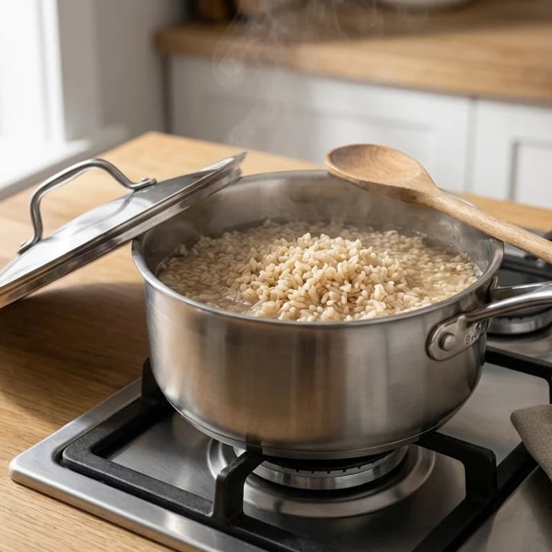 Step 1: Cook brown rice according to package directions.