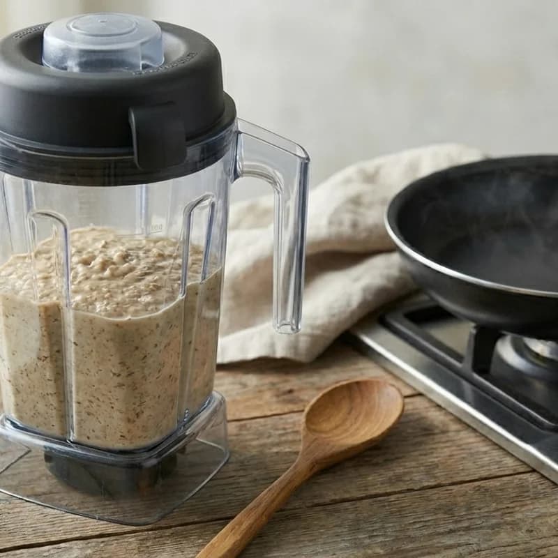 Step 3: Let the batter rest for 5 minutes while you heat a non-stick