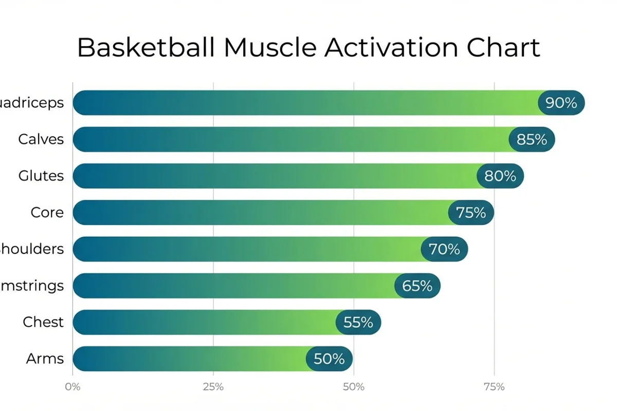 Basketball Muscle Activation Chart