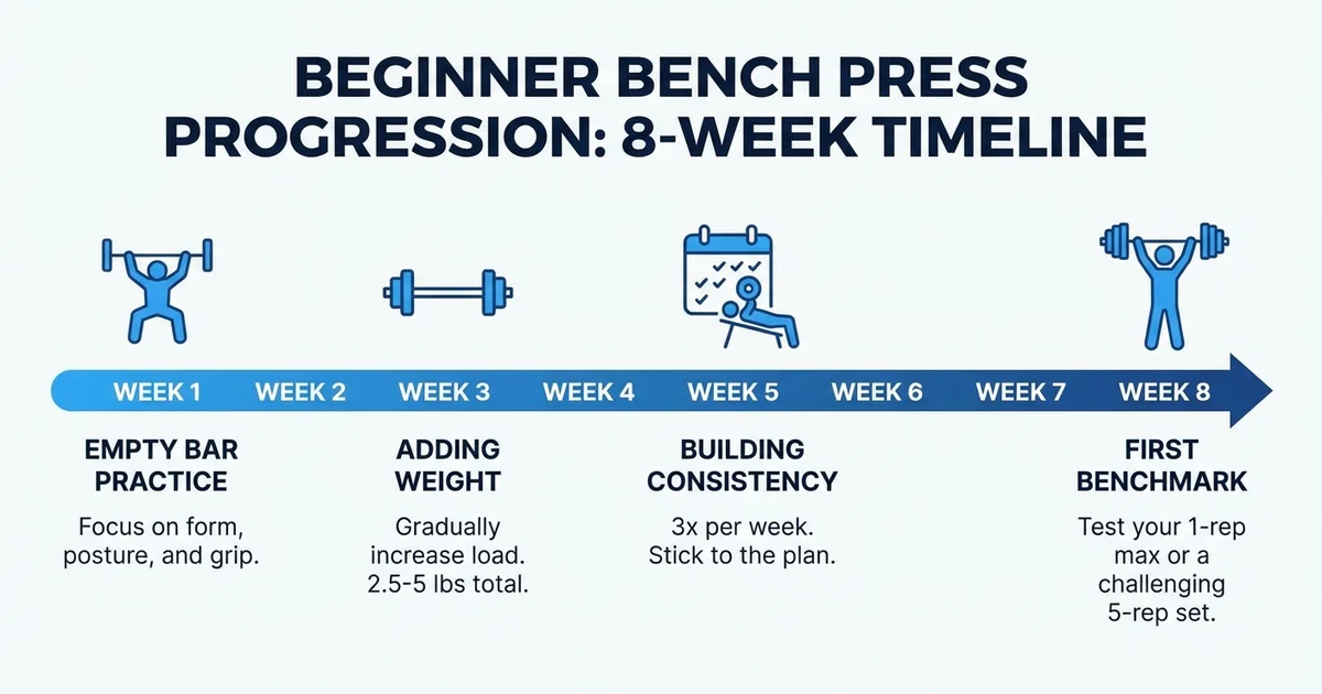 Bench Press Beginner 8-Week Plan