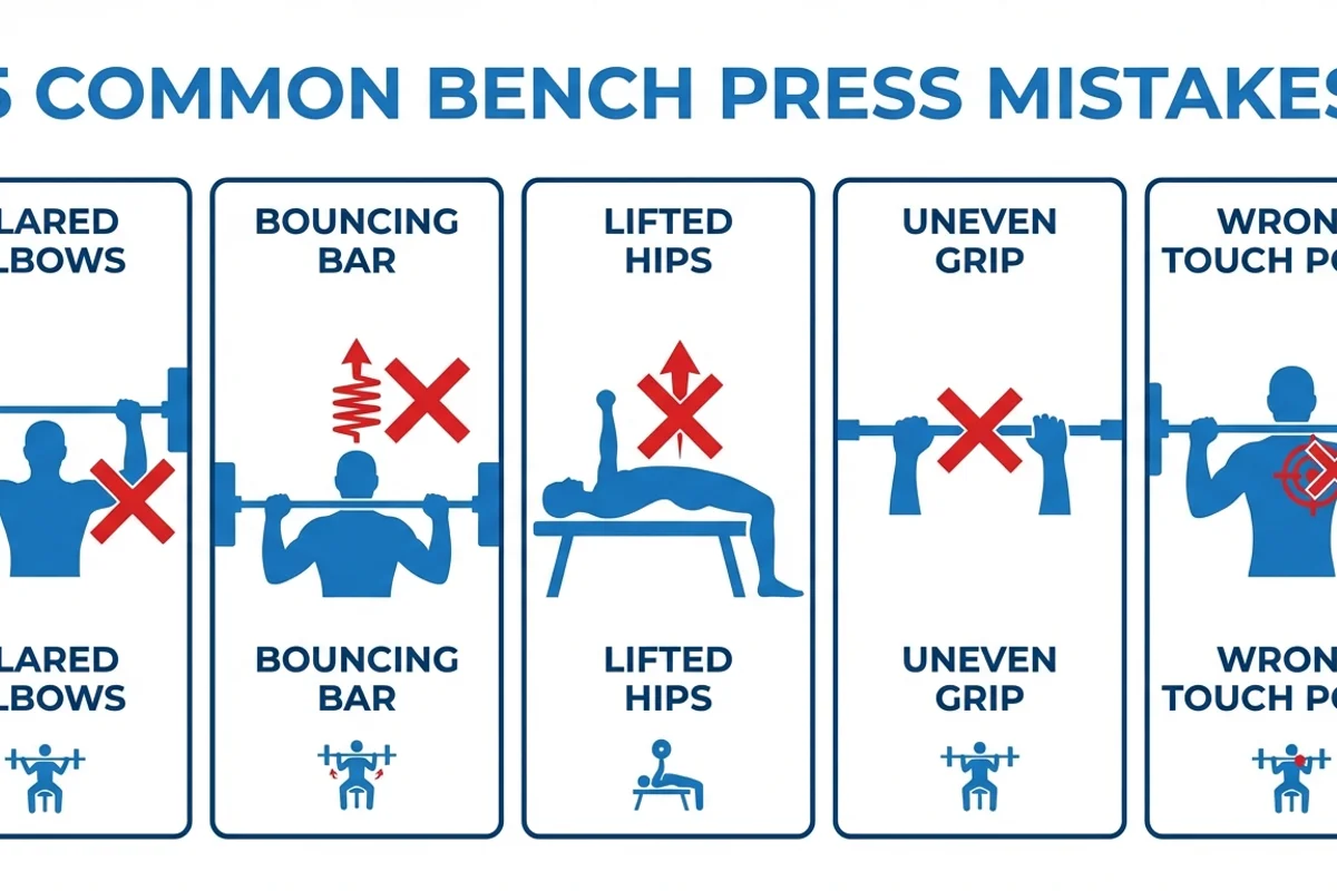 Bench Press Common Mistakes