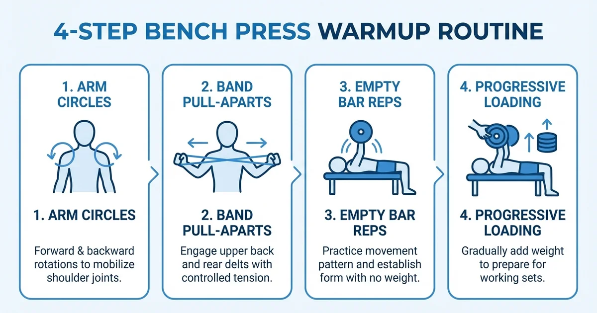 Bench Press Warmup Sequence