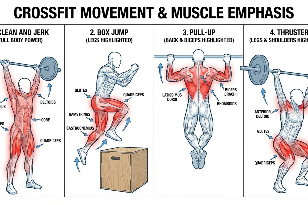 CrossFit Movements and Muscles