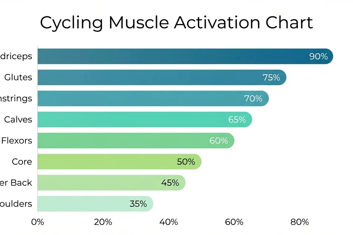Cycling Muscle Activation Chart