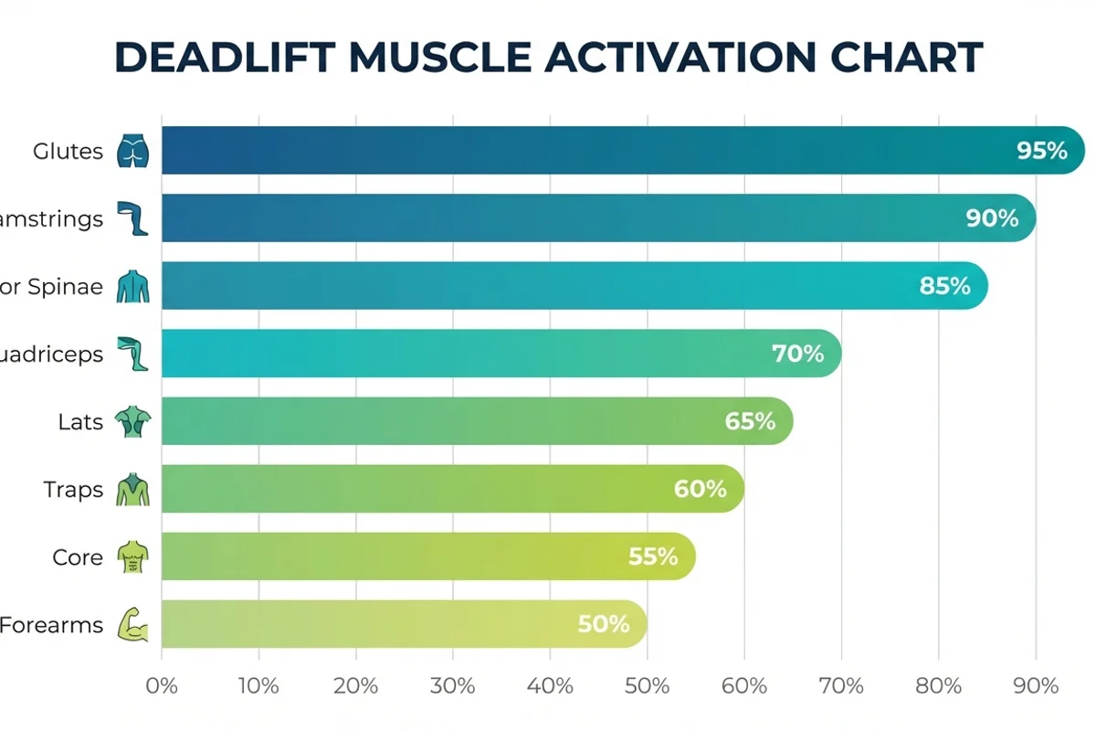 Deadlift Muscle Activation Chart