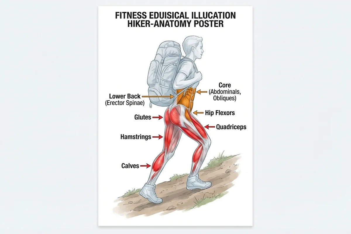 Hiking Muscles Diagram
