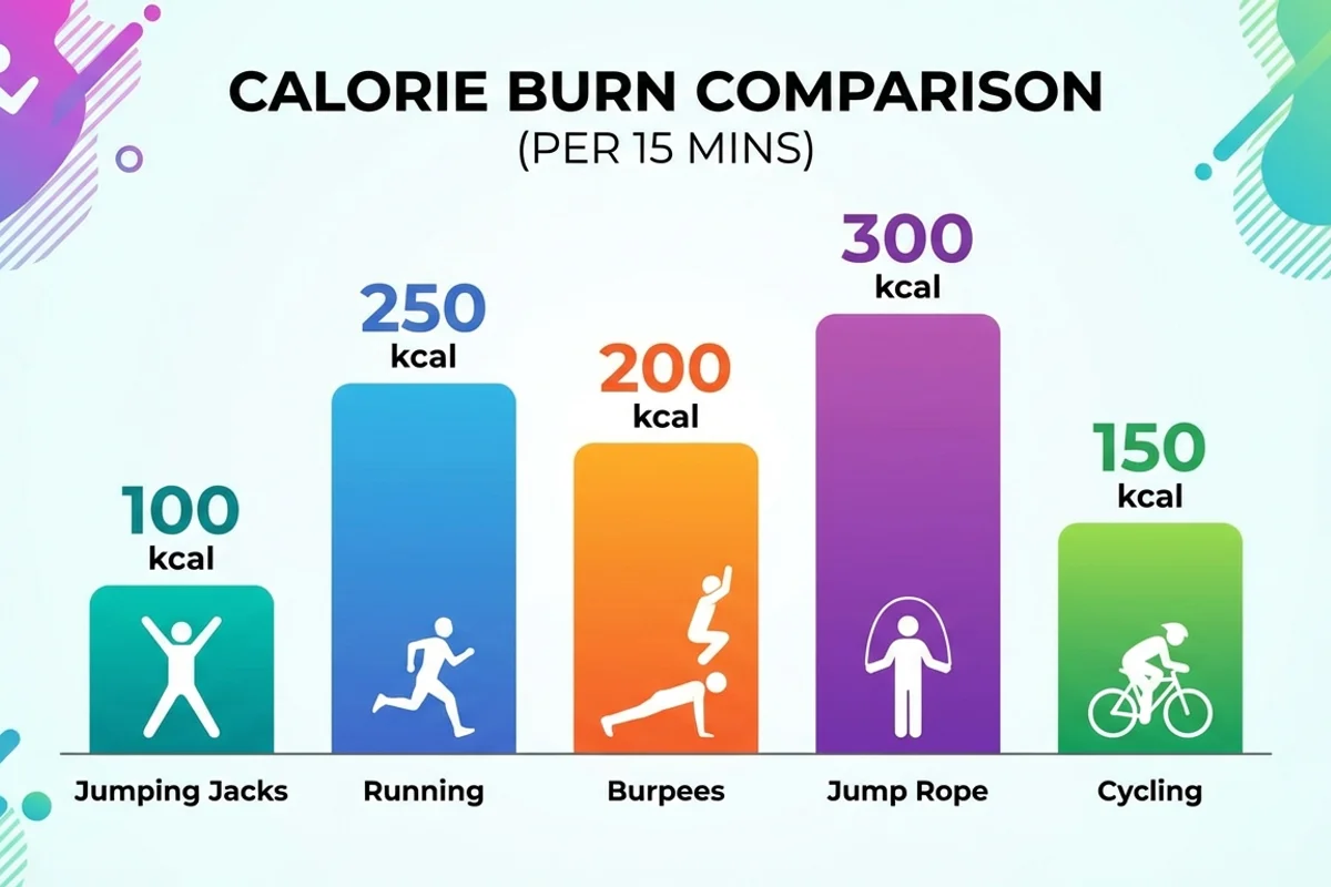 Jumping Jacks vs Running Comparison