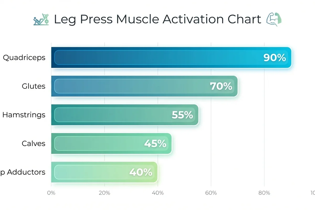 Leg Press Muscle Activation Chart