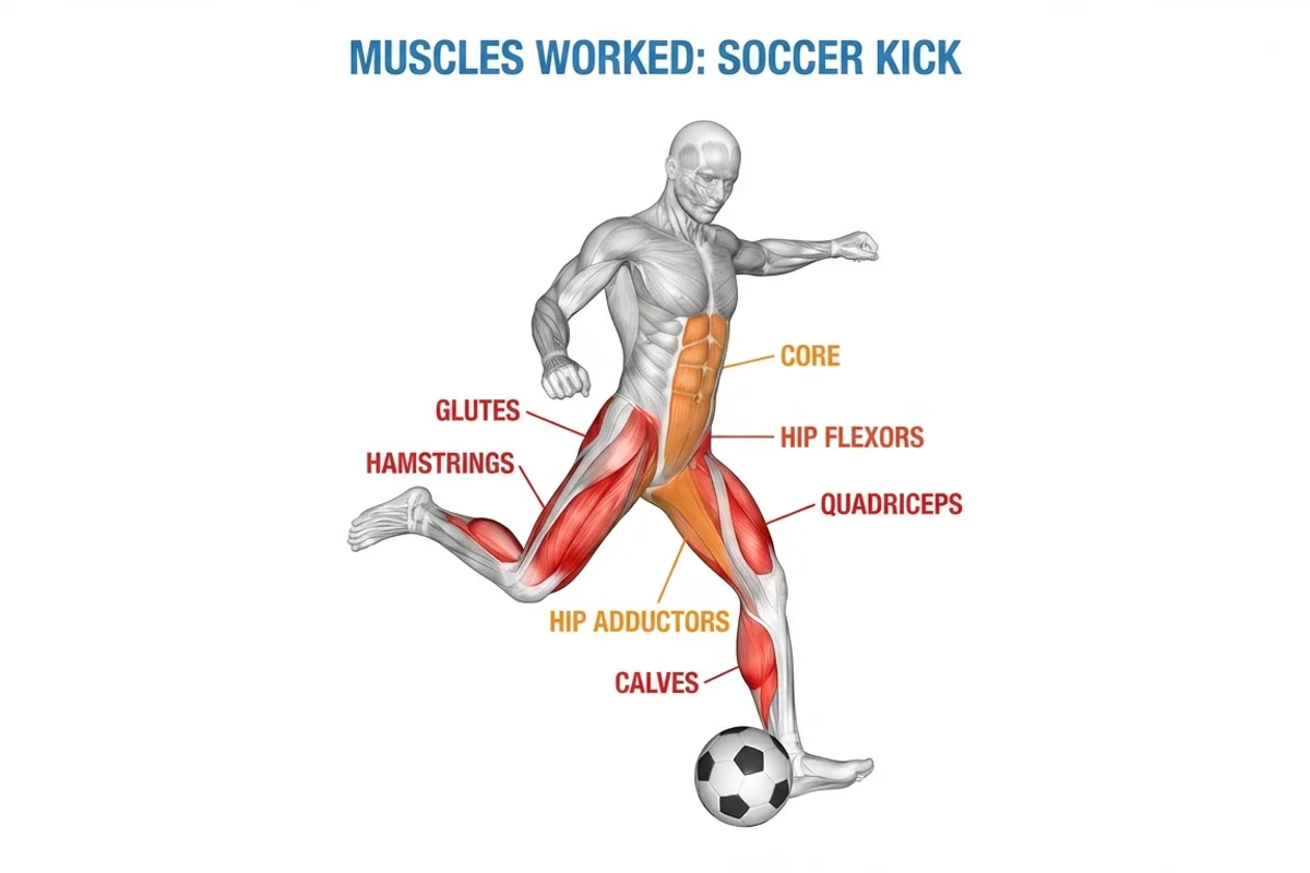 Soccer Muscles Diagram