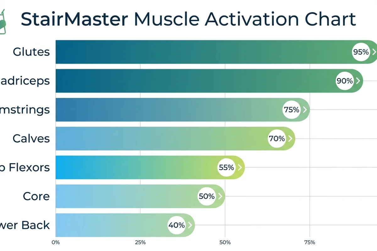 StairMaster Muscle Activation Chart