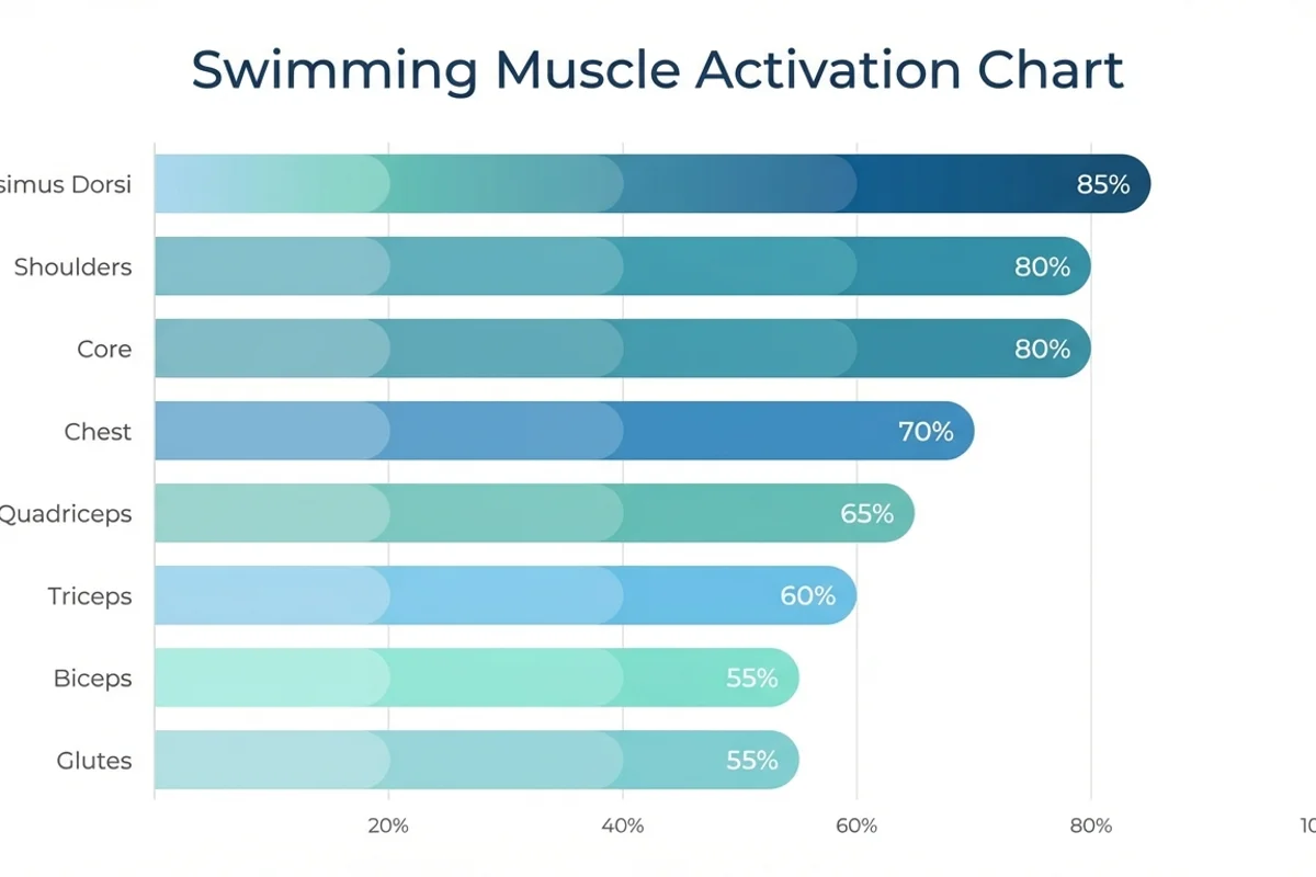 Swimming Muscle Activation Chart