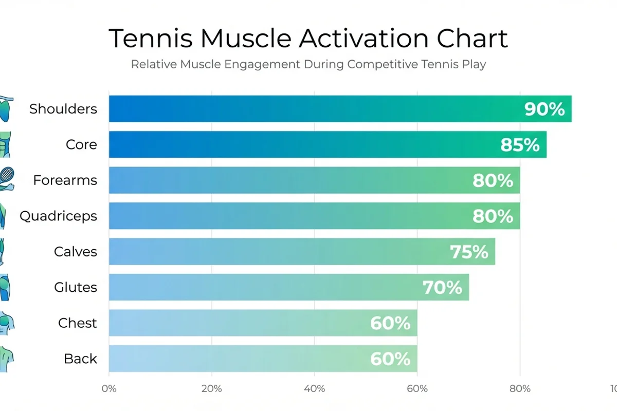 Tennis Muscle Activation Chart
