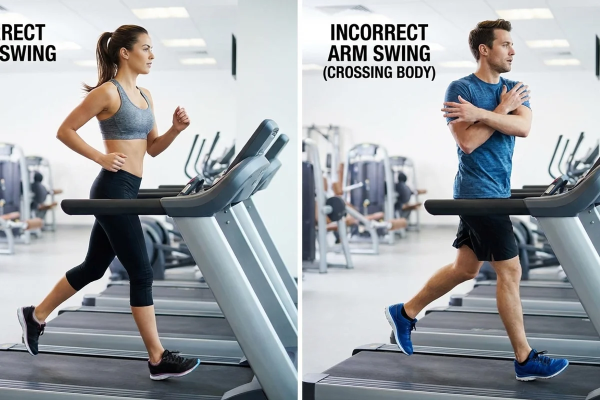 Treadmill Arm Swing Correct