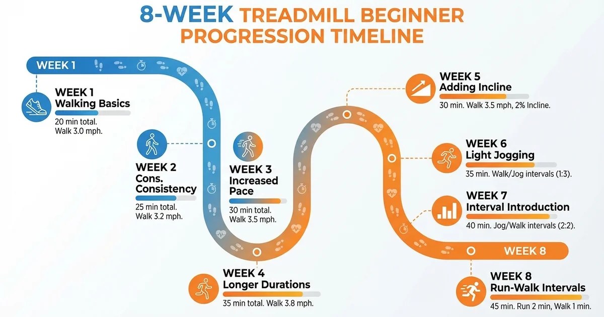 Treadmill Beginner 8-Week Plan