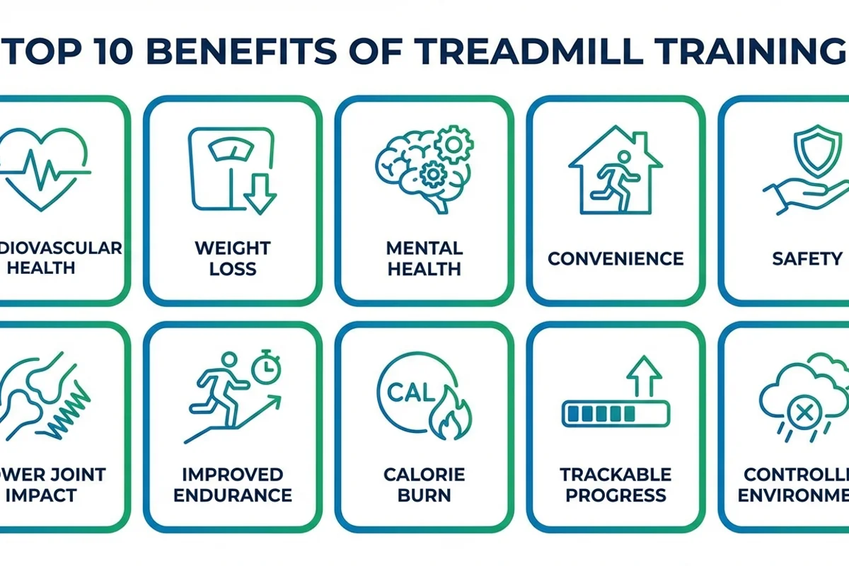 Treadmill Benefits Infographic