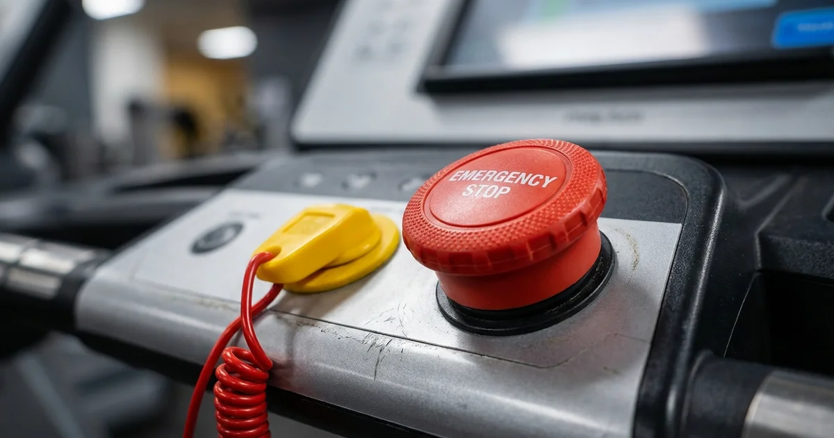 Treadmill Emergency Stop Location
