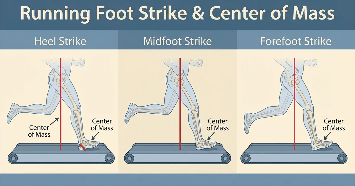 Treadmill Foot Strike Diagram