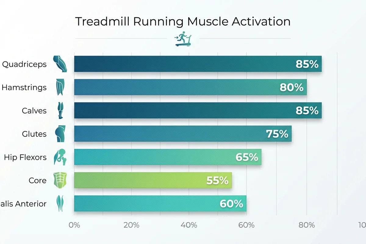 Treadmill Muscle Activation Chart