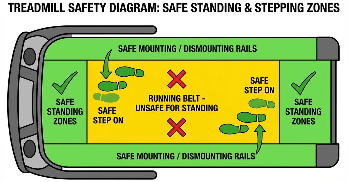 Treadmill Safe Zone Diagram