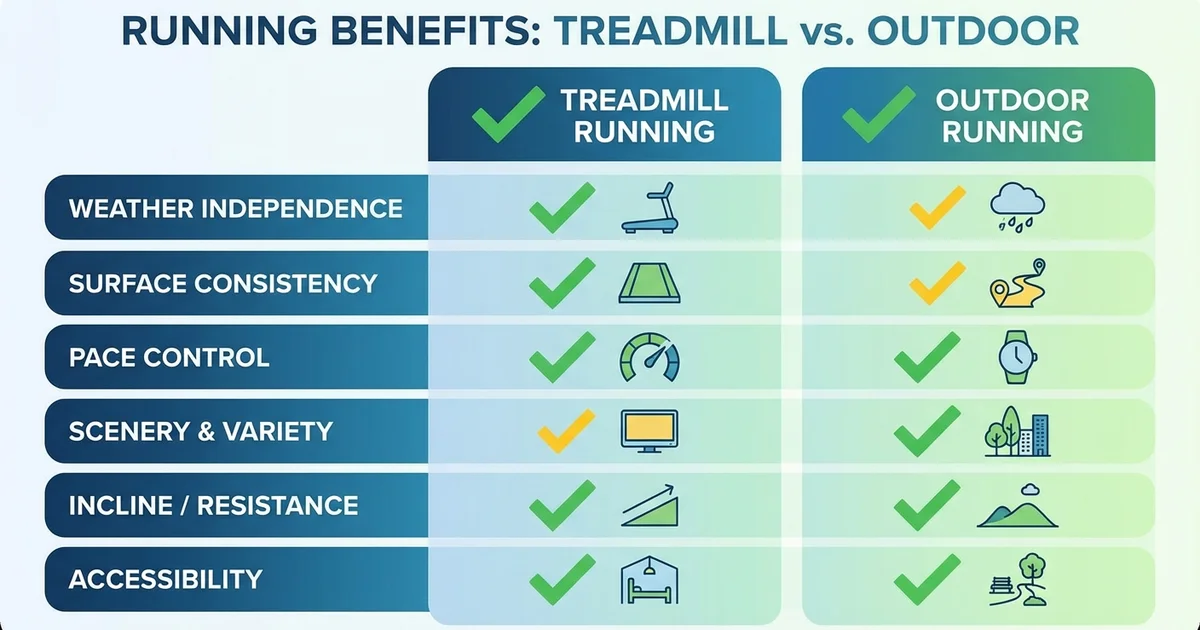 Treadmill vs Outdoor Benefits